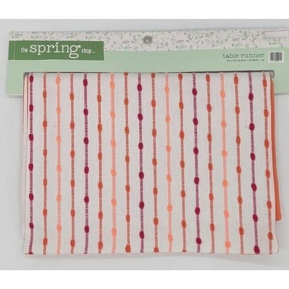Pink,‎ Red, & Orange Table Runner